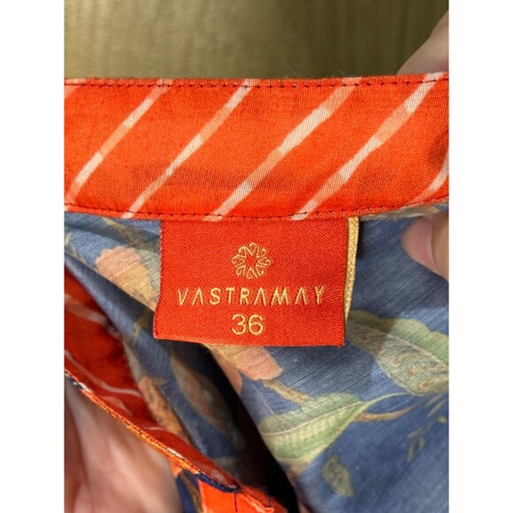 VASTRAMAY Kurta Blue Multi Colored Bird Floral Size 36 - Picture 8 of 8